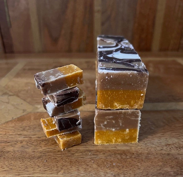 Salted Caramel Biscoffi Cheesecake Flavour Fudge