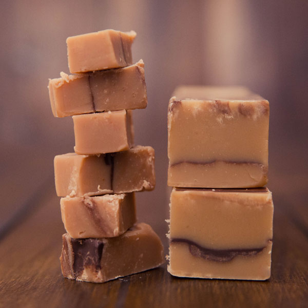 Chocolate & Caramel Fudge