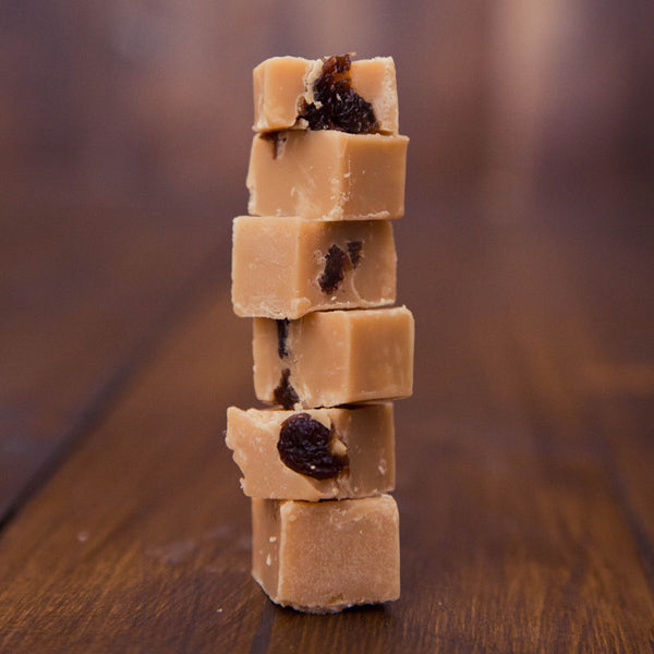 Rum and Raisin Fudge