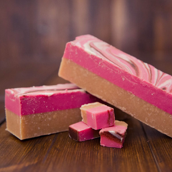 Strawberry Cheesecake Fudge