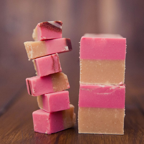 Strawberry Cheesecake Fudge