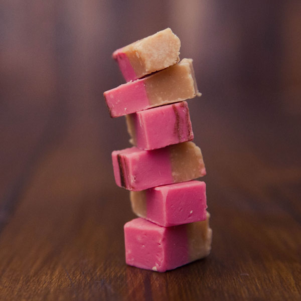 Strawberry Cheesecake Fudge